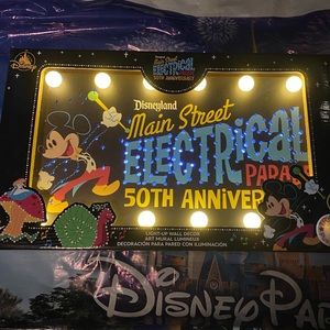 Main Street Electrical Parade Light Up Wall Decor Sign Disney Parks Disneyland